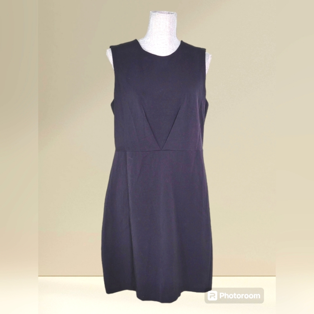 A New Day Target Classic Sleeveless Lined Stretch Black Dress Career Size 16